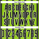 Aangepast zwart neon groen-wit gesublimeerd voetbaltenue-shirt
