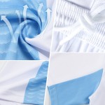 Aangepast zwart neongroen sublimatie voetbaltenue-shirt