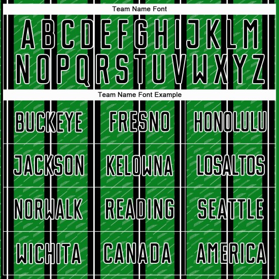 Aangepast zwart grasgroen-wit gesublimeerd voetbaltenue-shirt